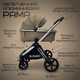 Миниатюра изображения товара Детская универсальная коляска Bubago Gaudi 3в1 / BG 195-2 (бежевый)
