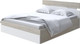 Миниатюра изображения товара Полуторная кровать Proson Milton с ПМ 120x190 (ясень шимо светлый/белый)