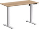 Миниатюра изображения товара Стол с подъемным механизмом WellDesk WDE Basic 130x67.5х1.8 (белый/дуб бардолино натуральный)