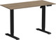 Миниатюра изображения товара Стол с подъемным механизмом WellDesk WDE Basic 130x67.5х1.8 (черный/дуб денвер трюфель)