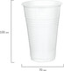 Миниатюра изображения товара Набор одноразовых стаканов Laima Бюджет / 600934 (100шт, белый)