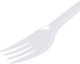 Миниатюра изображения товара Набор одноразовых вилок Laima Бюджет / 600949 (100шт, белый)