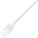 Миниатюра изображения товара Набор одноразовых вилок Laima Бюджет / 600949 (100шт, белый)