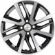 Миниатюра изображения товара Литой диск Khomen KHW1609 Stepway 16x6" 4x100мм DIA 60.1мм ET 37мм Black FP