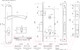 Миниатюра изображения товара Замок врезной Нора-М N100-85 К (старая бронза)