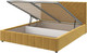 Миниатюра изображения товара Двуспальная кровать Bravo Мебель Нельсон Зигзаг 120х200 с ПМ стандарт 1 вариант (горчица)