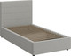 Миниатюра изображения товара Односпальная кровать Bravo Мебель Тайм 90х200 без ПМ стандарт 4 вариант (серебристый)
