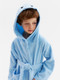 Миниатюра изображения товара Халат детский Этель Акула / 9948331 (р.32, голубой)
