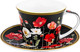 Миниатюра изображения товара Набор для чая/кофе Elan Gallery Маки на черном New Bone China / 420673_2