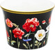 Миниатюра изображения товара Набор для чая/кофе Elan Gallery Маки на черном New Bone China / 420673_2