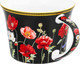 Миниатюра изображения товара Набор для чая/кофе Elan Gallery Маки на черном New Bone China / 420673_6