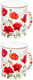 Миниатюра изображения товара Набор кружек Elan Gallery Маки New Bone China / 420778