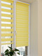 Миниатюра изображения товара Рулонная штора Jalux День-Ночь Софт bh 1805 48x160 (лимонный)