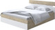 Миниатюра изображения товара Полуторная кровать Proson Milton с ПМ 120x190 (бунратти/белый)