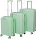 Миниатюра изображения товара Чемодан на колесах EUROBAGS PP-N21 (S, мятный)
