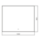 Миниатюра изображения товара Зеркало Silver Mirrors Алмина 100x80 2.2 / LED-00003007