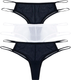 Миниатюра изображения товара Комплект женских трусов Mark Formelle 412438-3 (р.98, черный/белый/черный)