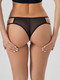 Миниатюра изображения товара Комплект женских трусов Mark Formelle 412438-3 (р.106, черный/белый/черный)