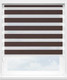 Миниатюра изображения товара Рулонная штора Jalux День-Ночь Софт s 15 75x160 (шоколадный)