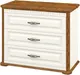 Миниатюра изображения товара Комод ELVA Лазаро NEM03T-3S-1050/520/930 (26) (крем/дуб кантри)