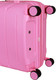 Миниатюра изображения товара Чемодан на колесах EUROBAGS PP-N86 (M, розовый)