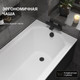 Миниатюра изображения товара Ванна акриловая Lauter Haven 150 / 21202005 (с каркасом, лицевым экраном черного цвета и сифоном 21Y32001 матовый черный)