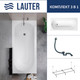 Миниатюра изображения товара Ванна акриловая Lauter Haven 160 /21202006 (с каркасом и сифоном 21Y31000 хром)