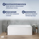 Миниатюра изображения товара Ванна акриловая Lauter Haven 170 / 21202007 (с ножками и сифоном 21Y32001 матовый черный)