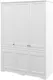 Миниатюра изображения товара Шкаф ELVA Риволо NEM05HP-3D-1590/620/2220 (35) (белый)