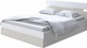 Миниатюра изображения товара Полуторная кровать Proson Milton с ПМ 120x200 (белый/дуб шамони светлый 124)