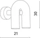 Миниатюра изображения товара Бра Divinare 1092/06 AP-5