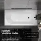 Миниатюра изображения товара Ванна акриловая Lauter Haven 170 / 21202007 (с каркасом, лицевым экраном черного цвета и сифоном 21Y32001 матовый черный)