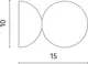 Миниатюра изображения товара Бра Divinare 5407/33 AP-1