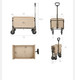 Тележка туристическая Naturehike Light 72х43х92.5см / CNK2350JJ012-LBR50 (50л, коричневый) — фото 6