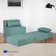 Миниатюра изображения товара Бескаркасное кресло-кровать buyson BuyDream Тк. Laguna 670 202x70 (бирюзовый)