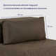 Миниатюра изображения товара Бескаркасное кресло-кровать buyson BuyDream Тк. Laguna 233 202x70 (кофейный)
