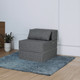 Миниатюра изображения товара Бескаркасное кресло-кровать buyson BuyDream Тк. Madagaskar 07 202x70 (серый)