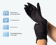 Миниатюра изображения товара Перчатки одноразовые Attribute Nitrile Guard / ACG025 (S/M, 40шт, черный)