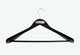 Миниатюра изображения товара Деревянная вешалка-плечики Attribute Siluet Black AHP225