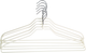 Миниатюра изображения товара Набор металлических вешалок-плечиков Attribute Neo Matte White AHS223 (5шт)