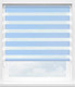 Миниатюра изображения товара Рулонная штора Jalux День-Ночь Софт bh 4 90x160 (голубой)