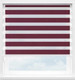 Миниатюра изображения товара Рулонная штора Jalux День-Ночь Софт bh 1812 90x160 (бордовый)