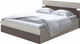 Миниатюра изображения товара Полуторная кровать Proson Milton с ПМ 140x190 (ясень шимо светлый/ясень шимо темный)