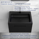 Миниатюра изображения товара Умывальник Lauter Miletta 2161496DB (Deep Black)