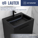 Миниатюра изображения товара Умывальник Lauter Miletta 2161496DB (Deep Black)