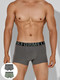 Миниатюра изображения товара Комплект мужских трусов Mark Formelle 411124-2 (р.90-100, агава/базальт)