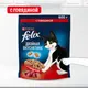 Миниатюра изображения товара Сухой корм для кошек Felix Двойная вкуснятина с говядиной (600г)