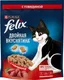 Миниатюра изображения товара Сухой корм для кошек Felix Двойная вкуснятина с говядиной (600г)