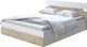 Миниатюра изображения товара Двуспальная кровать Proson Milton с ПМ 160x200 (белый/бунратти)