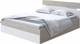 Миниатюра изображения товара Двуспальная кровать Proson Milton с ПМ 180x200 (ясень шимо светлый/белый)
